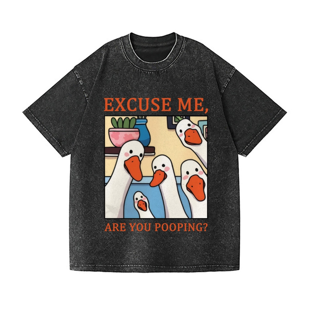 Goose Vintage Wash Japanese Design T-Shirt