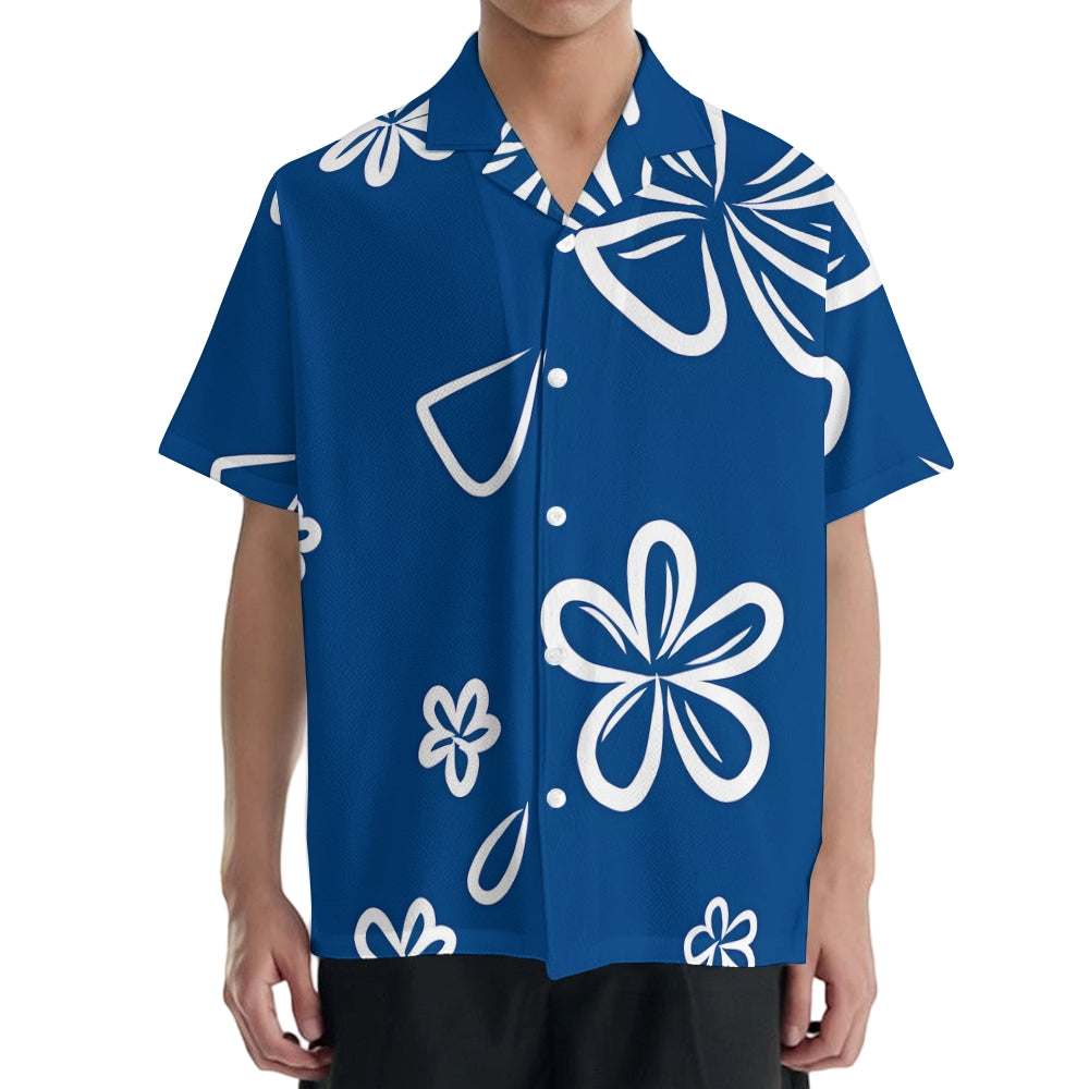 Flower Japanese Style Camp Shirt