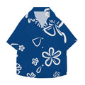 Flower Japanese Style Camp Shirt