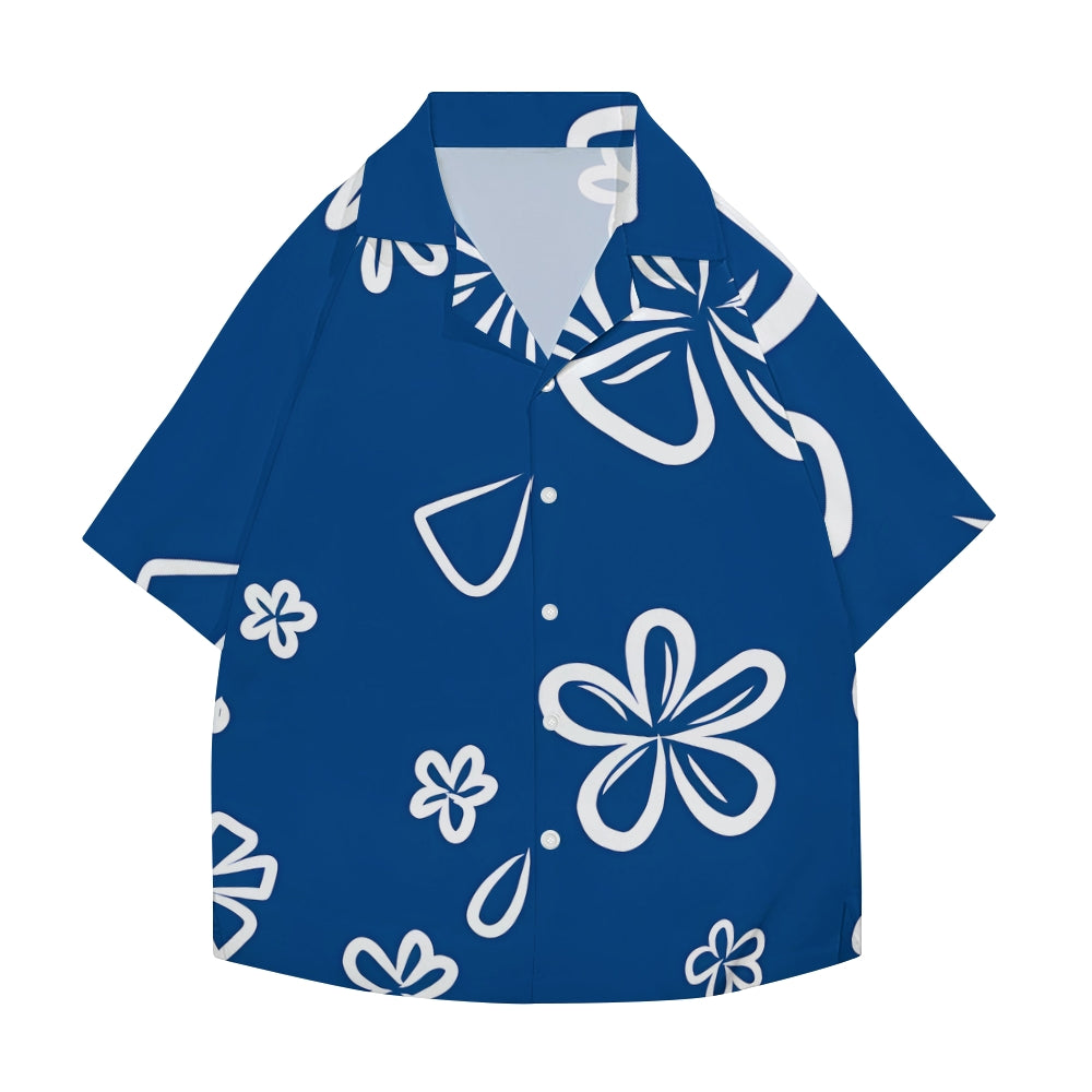 Flower Japanese Style Camp Shirt