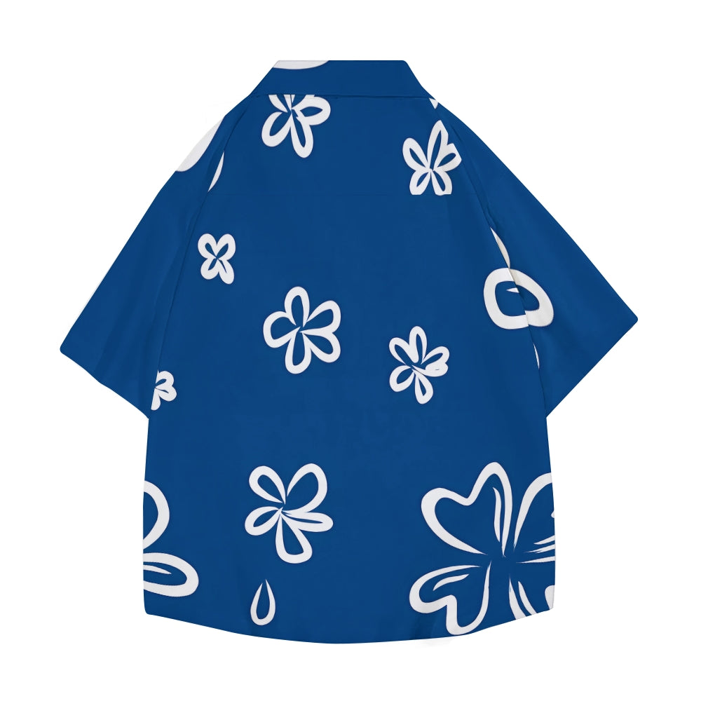 Flower Japanese Style Camp Shirt