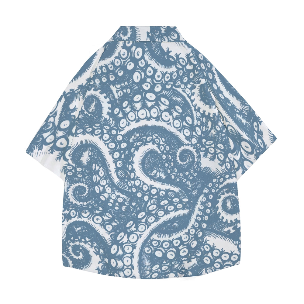 Octopus Japanese Style Camp Shirt