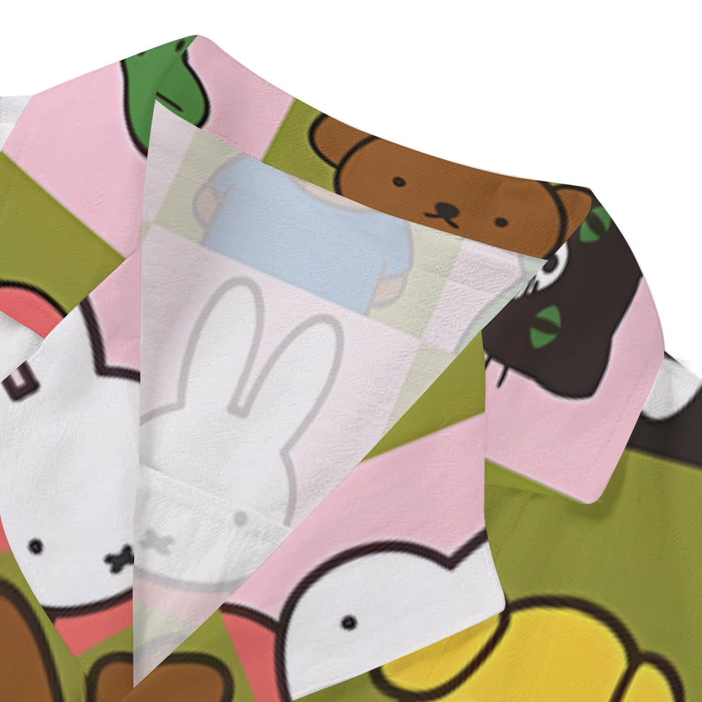 Miffy Rabbit Japanese Style Camp Shirt