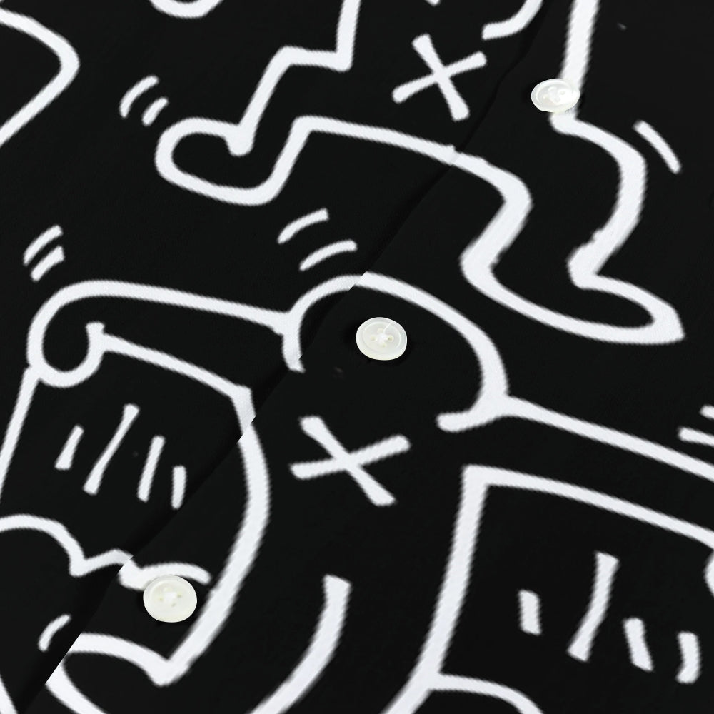 Keith Haring Japanese Style Camp Shirt
