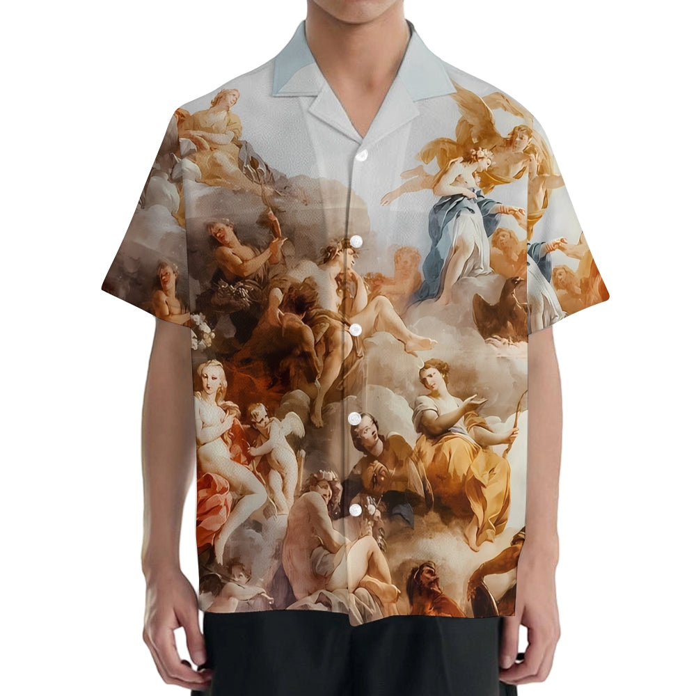 The Apotheosis of the Pisani Family Japanese Style Camp Shirt