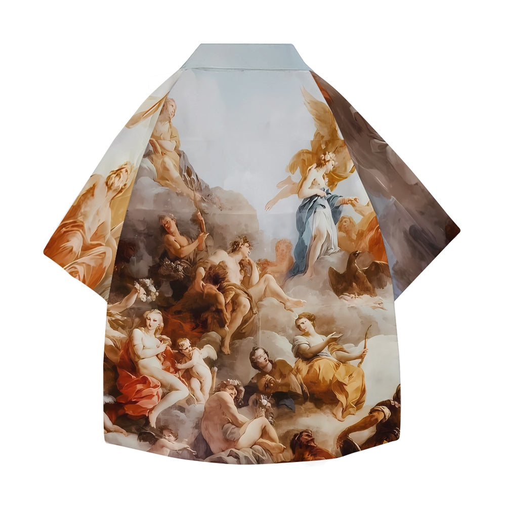 The Apotheosis of the Pisani Family Japanese Style Camp Shirt