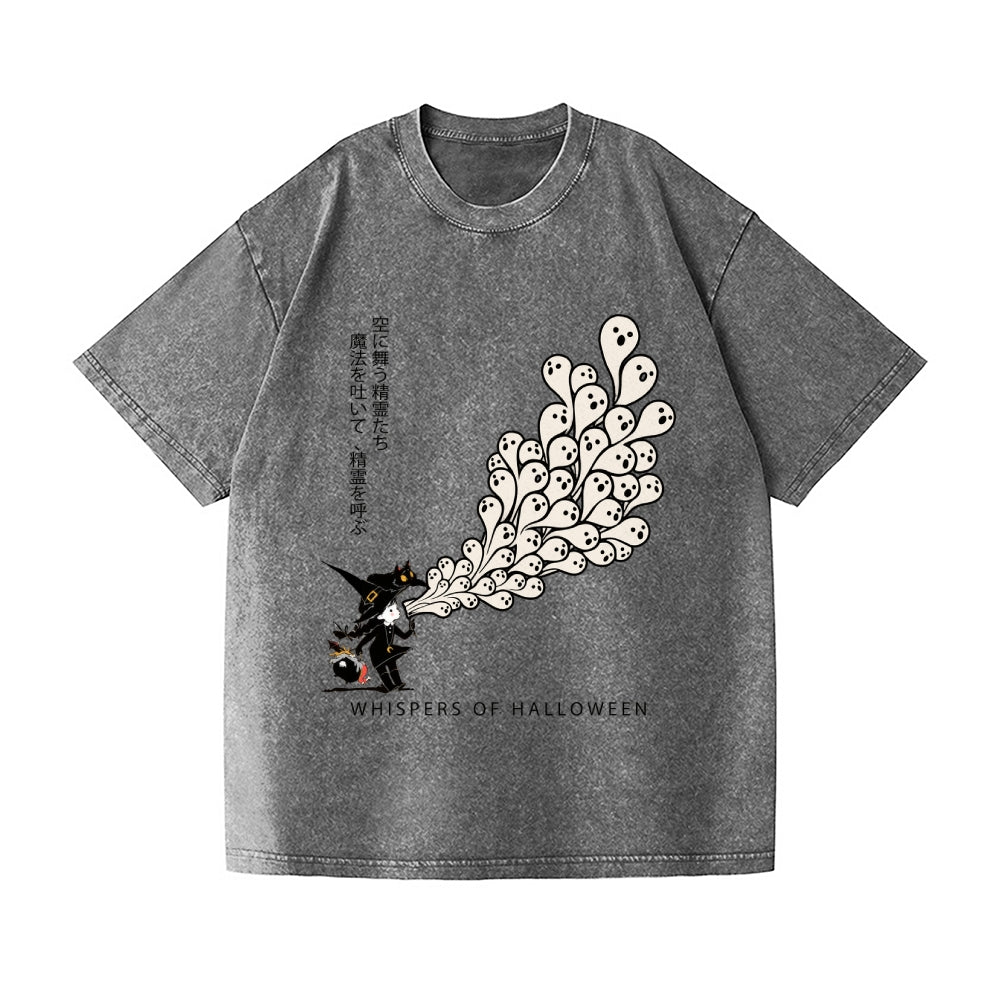 Spirit of Halloween Vintage Wash Japanese Design T-Shirt