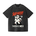 Saturday the 14th Vintage Wash Japanese Design T-Shirt