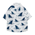 Shark Japanese Style Camp Shirt