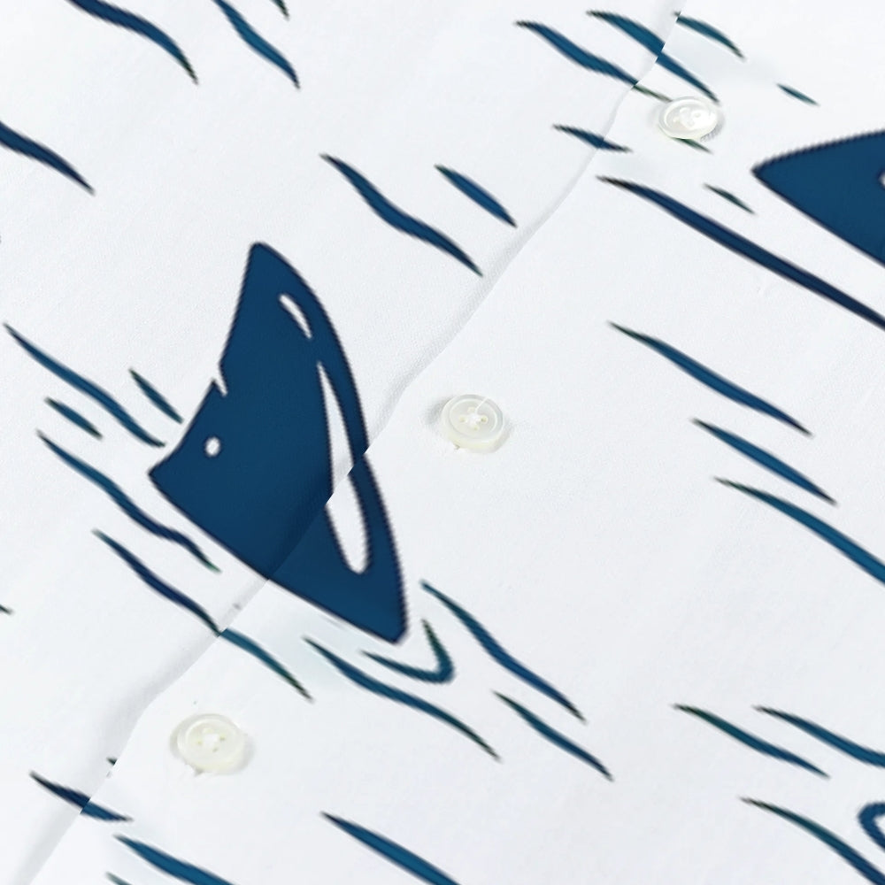 Shark Japanese Style Camp Shirt