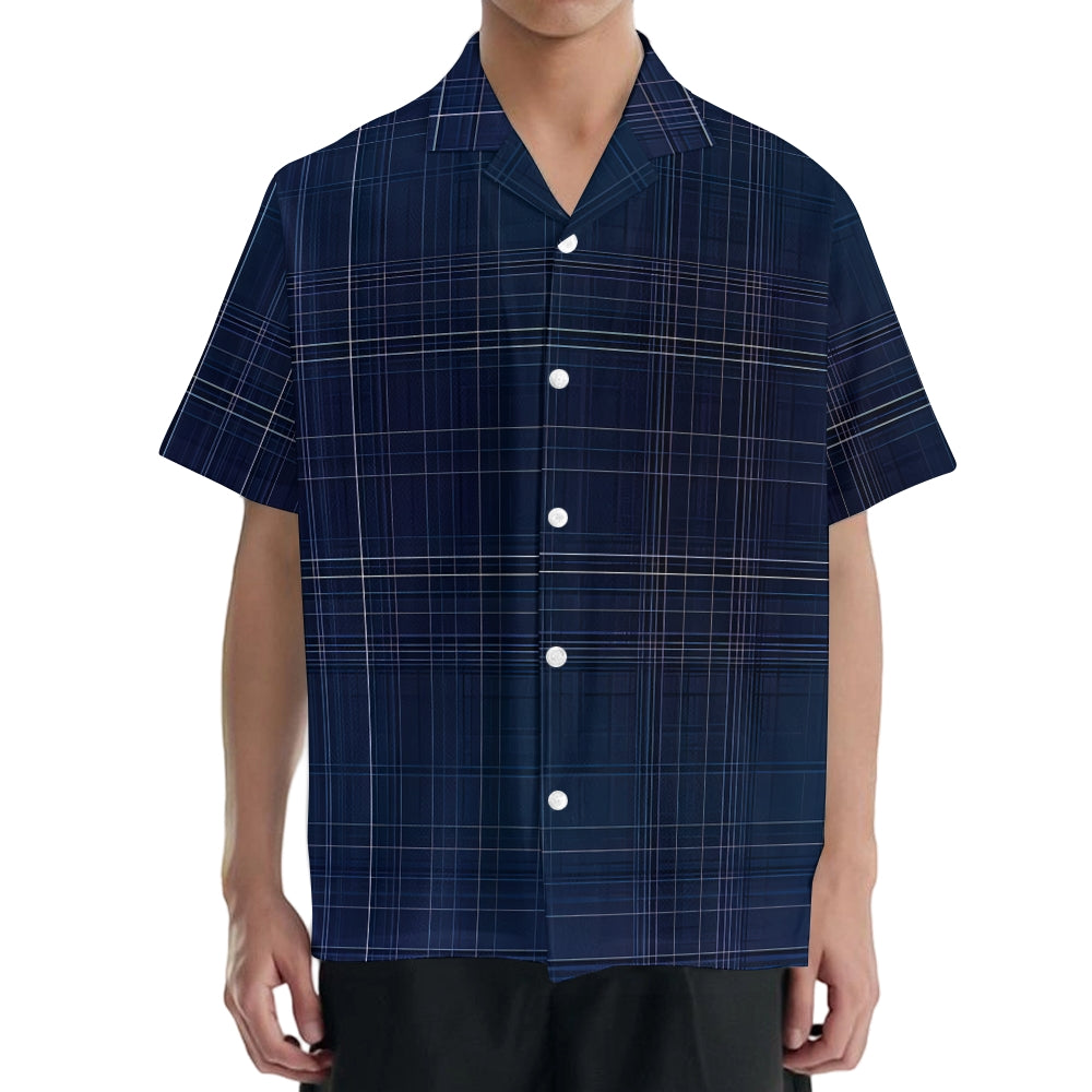 Plaid Japanese Style Camp Shirt