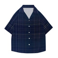 Plaid Japanese Style Camp Shirt