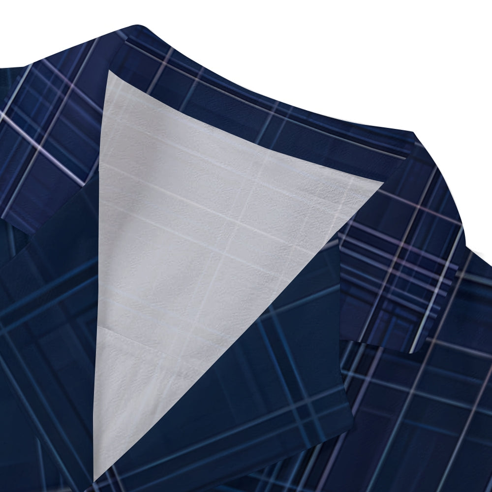 Plaid Japanese Style Camp Shirt