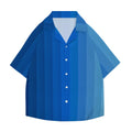 Stripes Japanese Style Camp Shirt