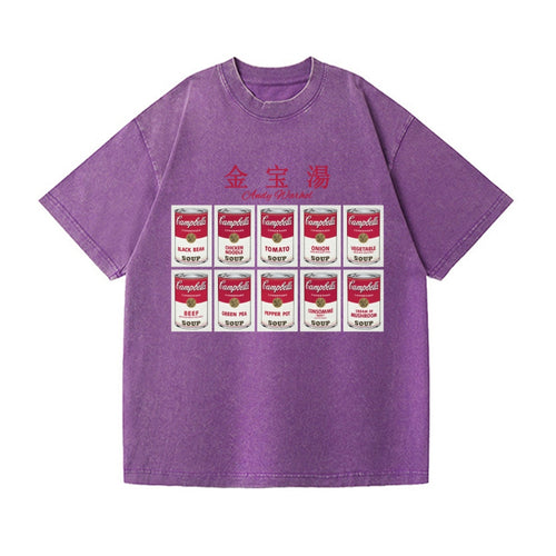 Andy Warhol Vintage Wash Japanese Design T-Shirt