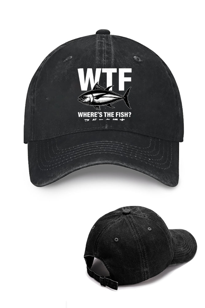 Tuna Fish Vintage Cotton Cap