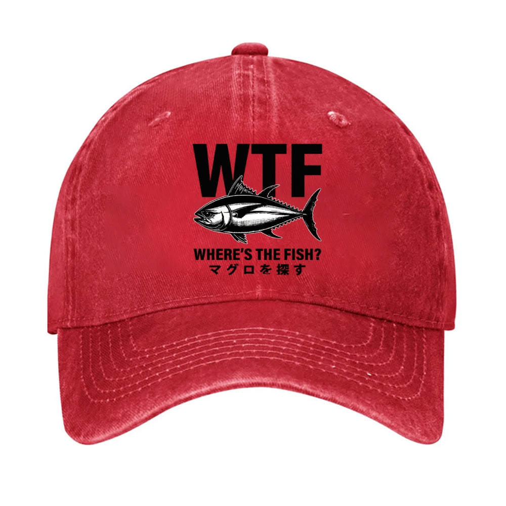 Tuna Fish Vintage Cotton Cap