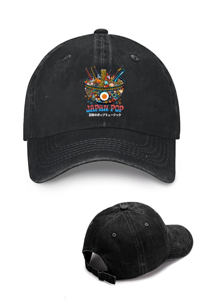 Japan Pop Ramen Vintage Cotton Cap