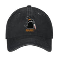 Halloween Cat Vintage Cotton Cap