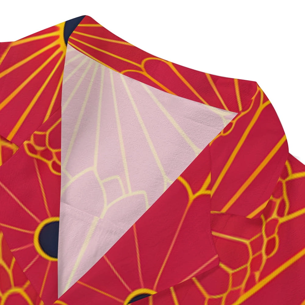 Gokudo Flowers Japanese Style Camp Shirt