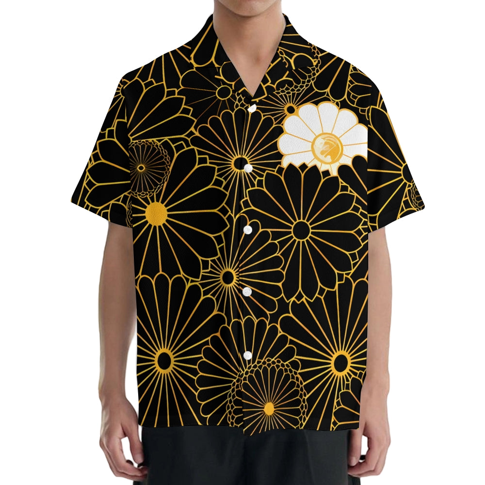Gokudo FlowersJapanese Style Camp Shirt