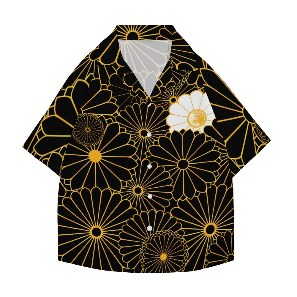 Gokudo FlowersJapanese Style Camp Shirt