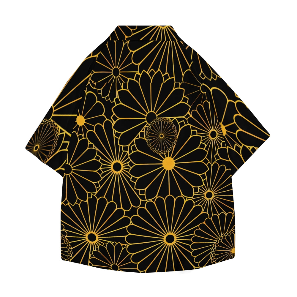Gokudo FlowersJapanese Style Camp Shirt