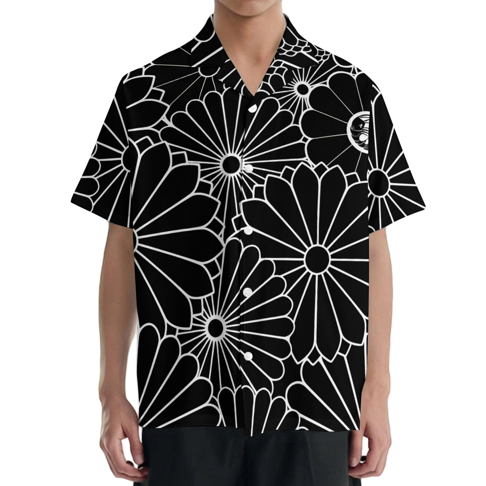 Gokudo Flowers Japanese Style Camp Shirt