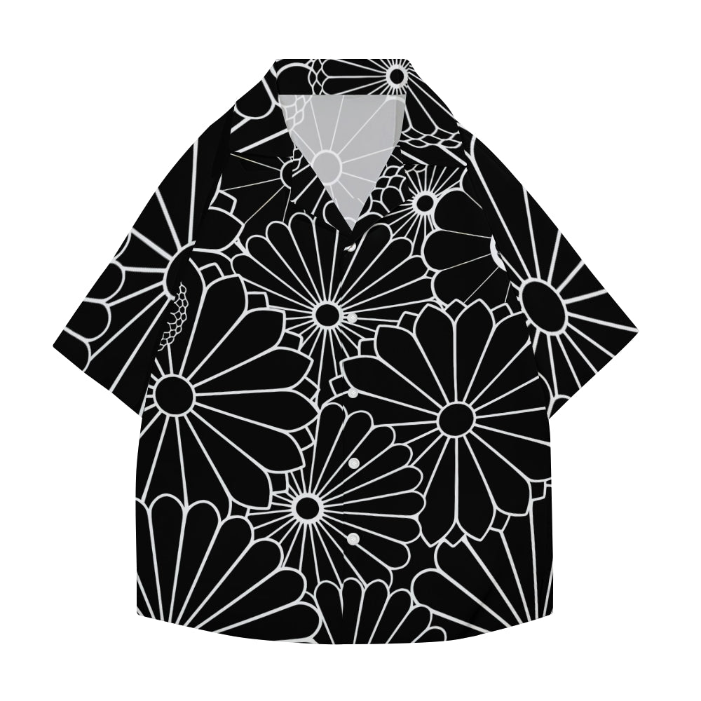 Gokudo Flowers Japanese Style Camp Shirt