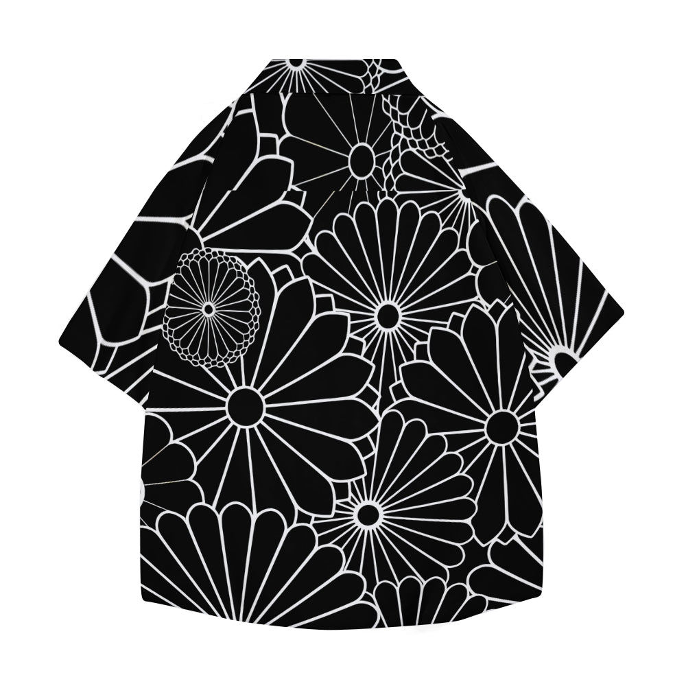 Gokudo Flowers Japanese Style Camp Shirt