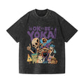 Ok Yokai Vintage Wash Japanese Design T-Shirt