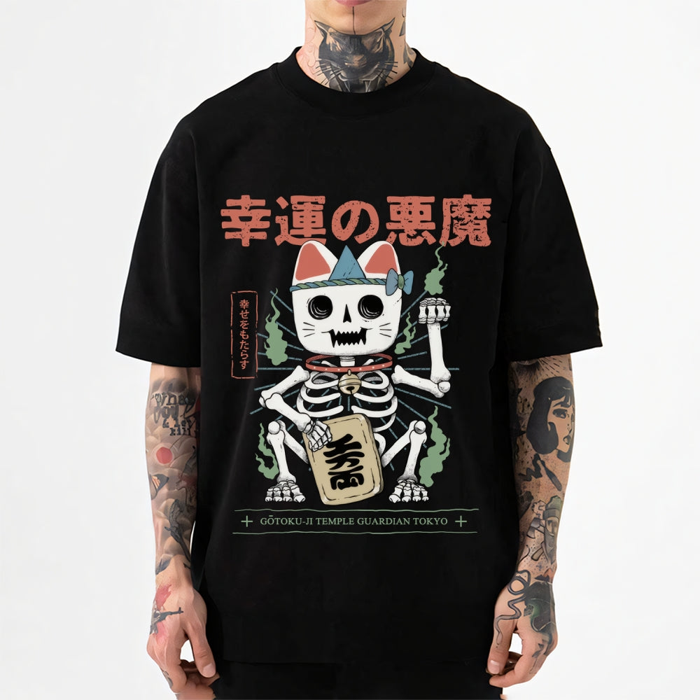 Maneki Neko Spirit Japanese Style Classic Tee
