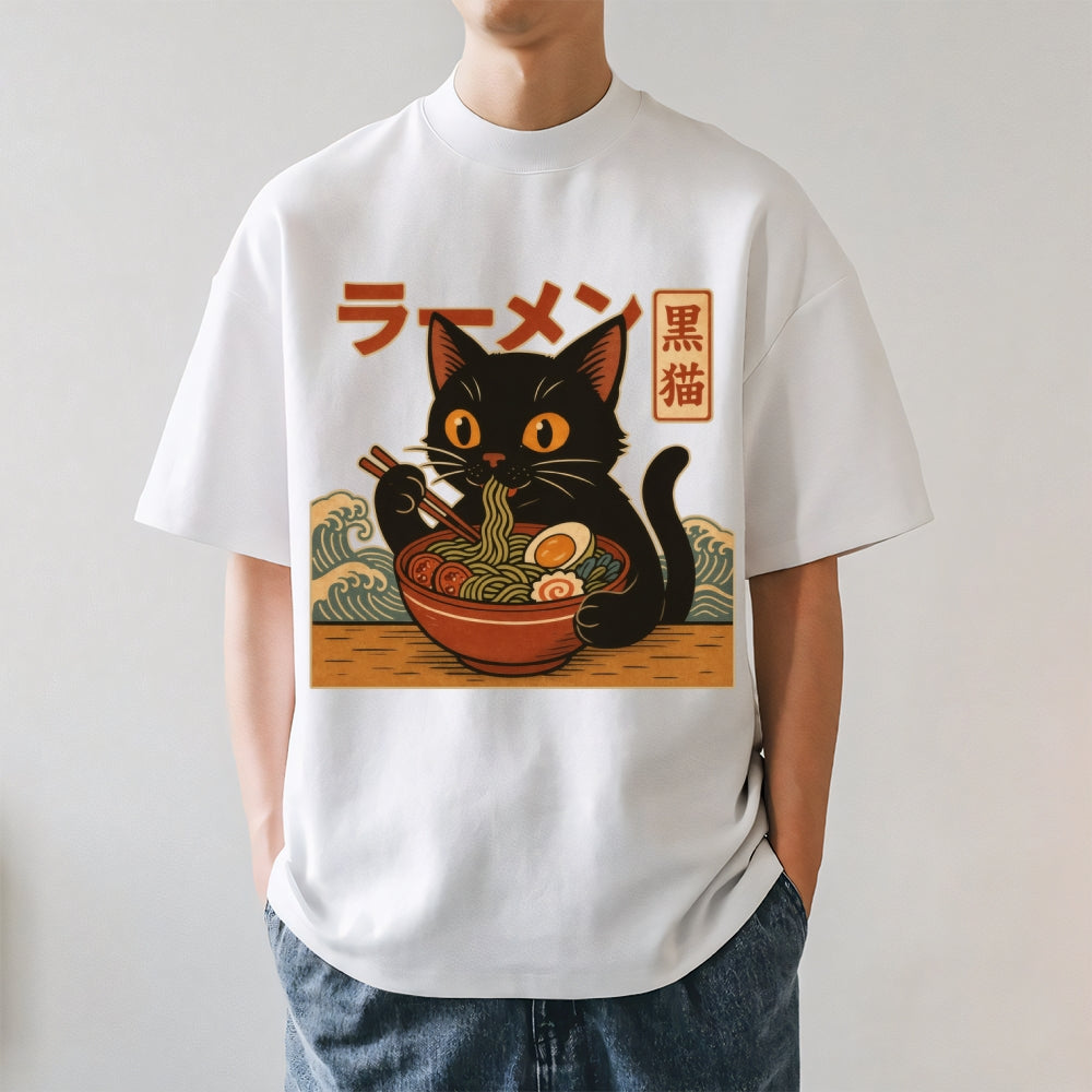 Ramen Cat Japanese Style Classic Tee