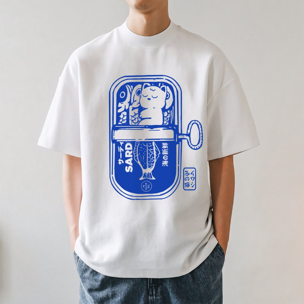 Sardine Cat Japanese Style Classic Tee