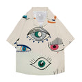 Eyes Japanese Style Camp Shirt