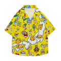 Japan Map Japanese Style Camp Shirt