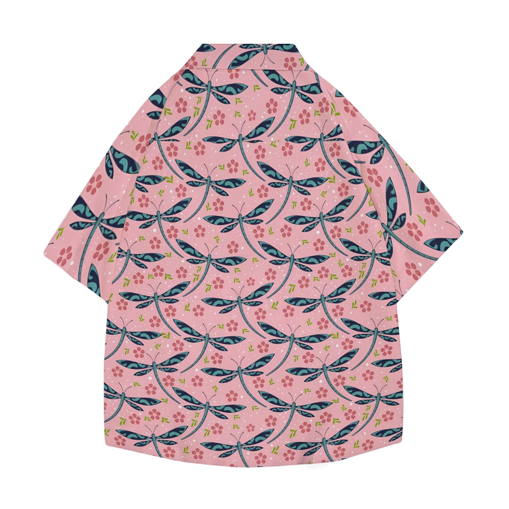 Dragonfly Japanese Style Camp Shirt