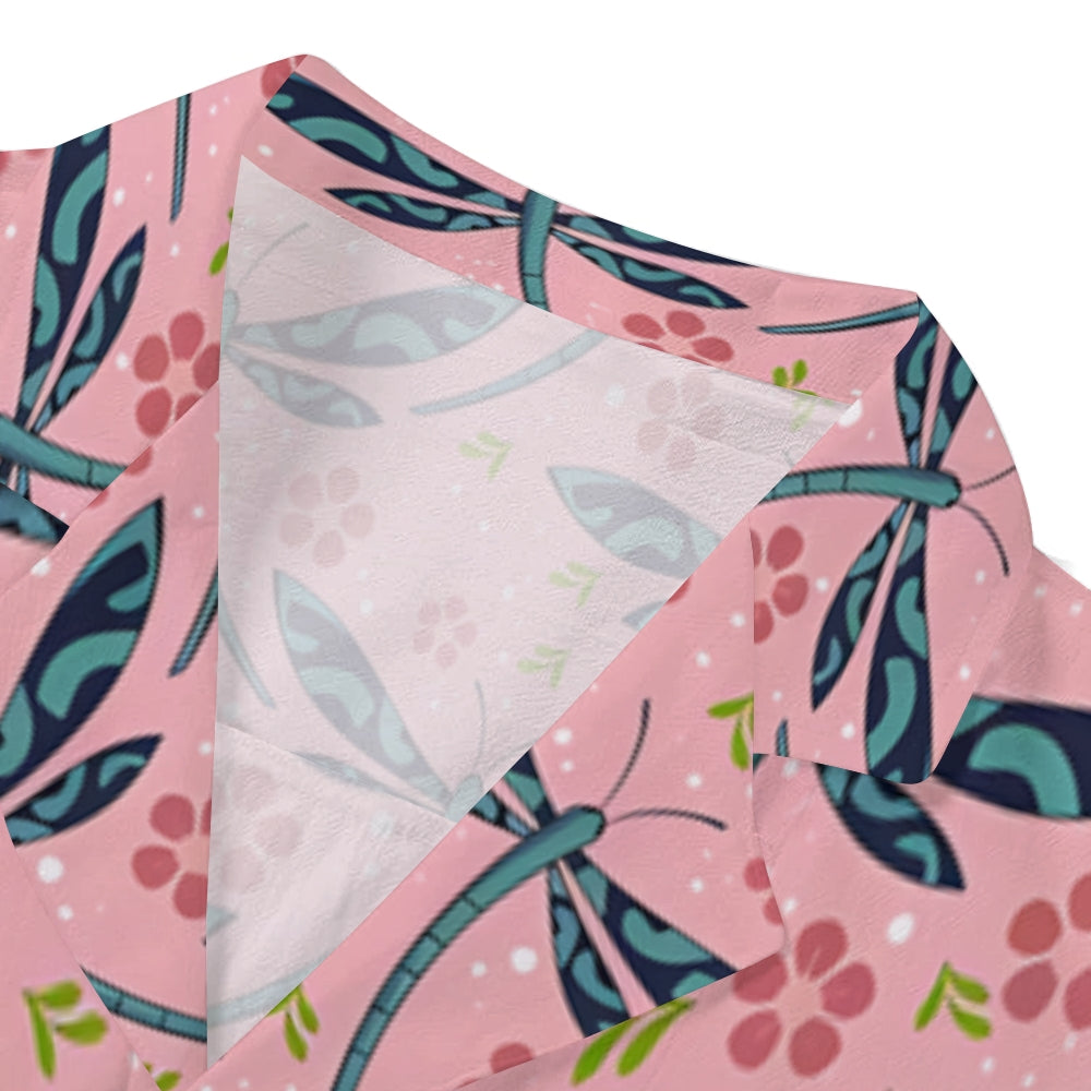 Dragonfly Japanese Style Camp Shirt