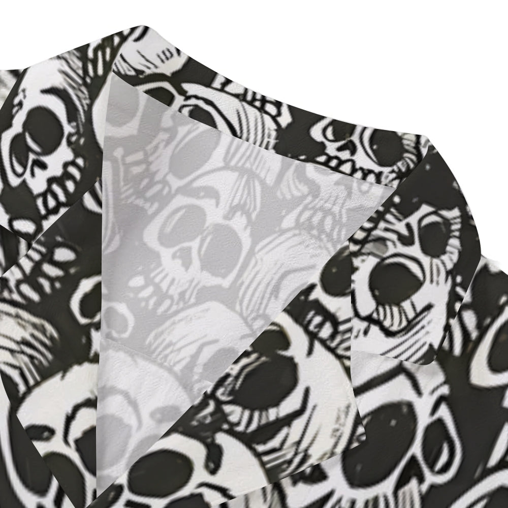 Skull Japanese Style Camp Shirt