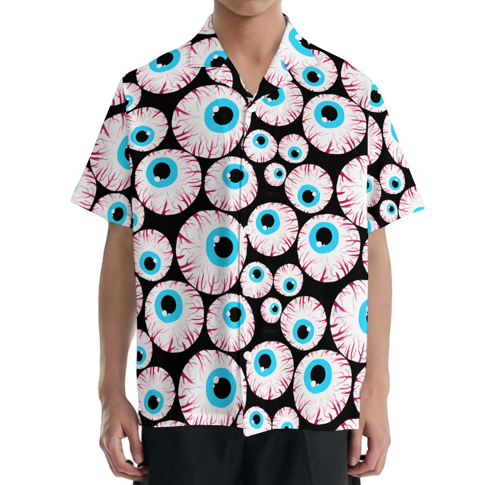 Eyes Japanese Style Camp Shirt