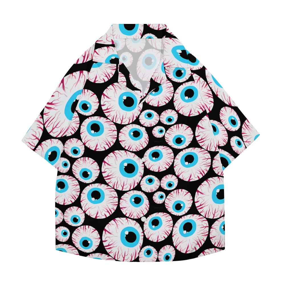 Eyes Japanese Style Camp Shirt
