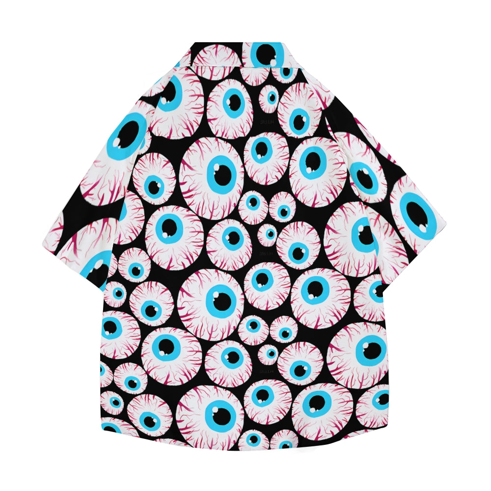 Eyes Japanese Style Camp Shirt