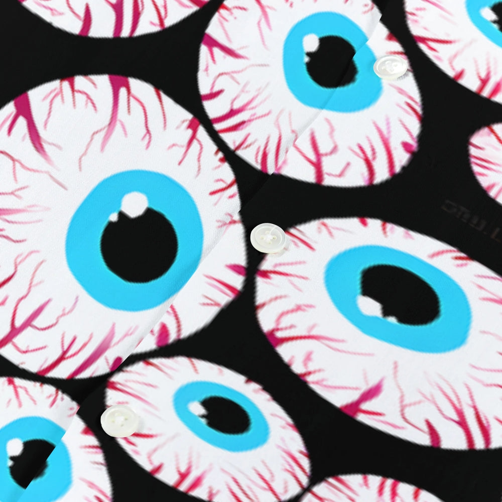 Eyes Japanese Style Camp Shirt