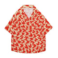 Thunder Pattern Japanese Style Camp Shirt