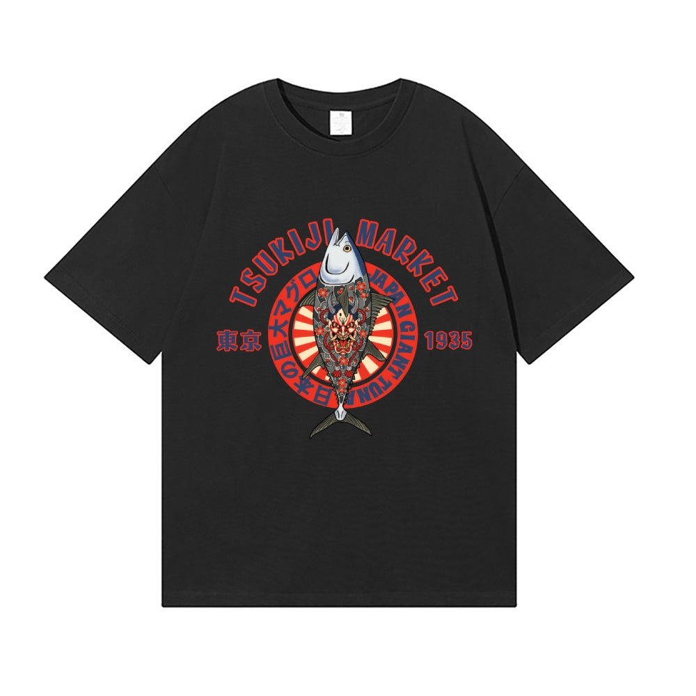 Tsukiji Giant Tuna Japanese Style Classic Tee