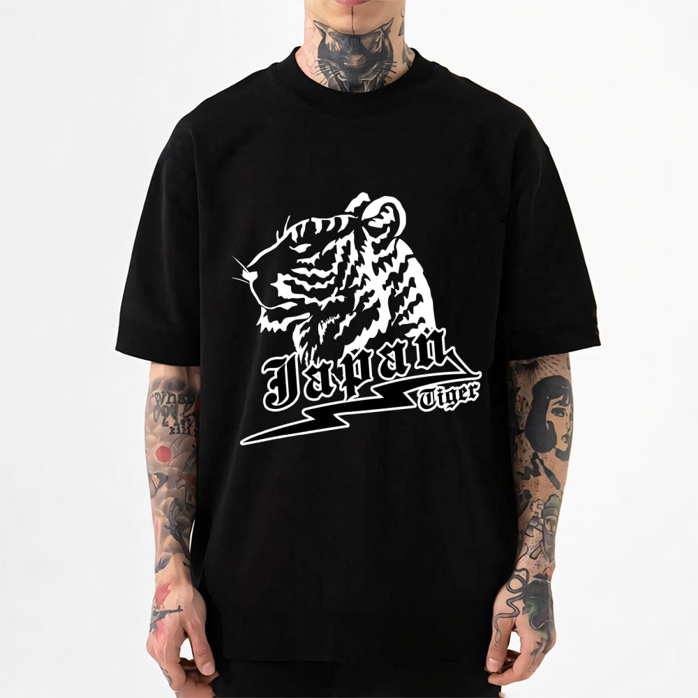 Japan Tiger Original Desgin Japanese Style Classic Tee