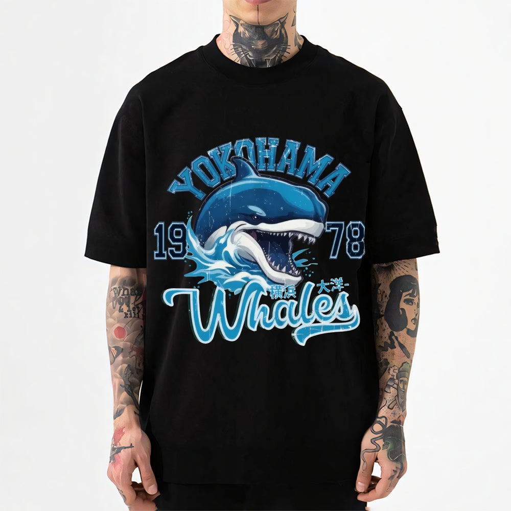 Yokohama Taiyo Whales Japanese Style Classic Tee