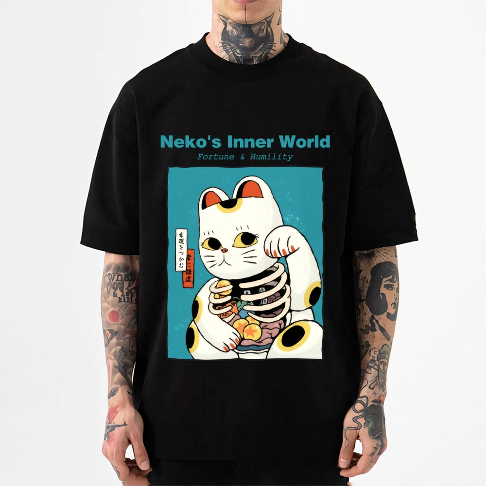 Lucky Cat Japanese Style Classic Tee