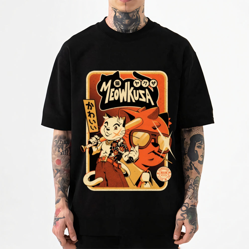 Meowkuza Japanese Style Classic Tee