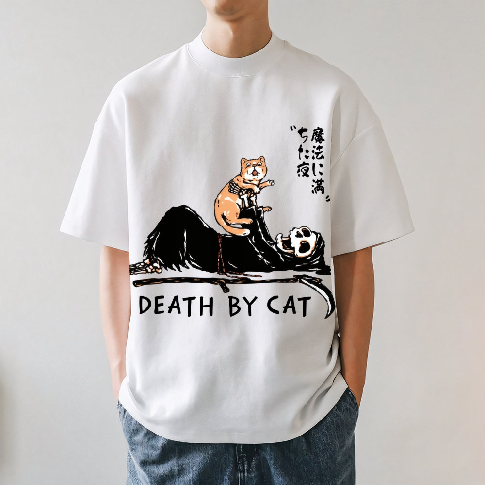 Death by Cat Japanese Style Classic Tee